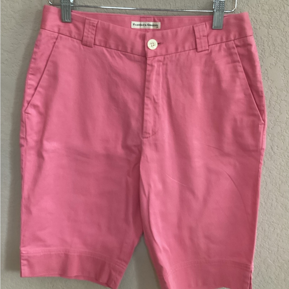 Fairway & Greene Sz 4 Pink Golf Chino Shorts